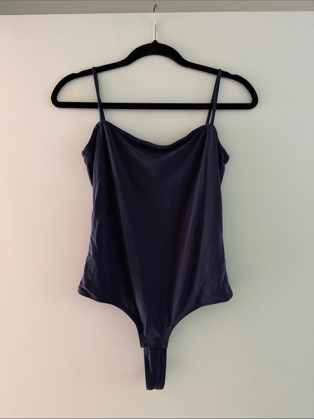 Madewell Navy Spaghetti Strap Bodysuit